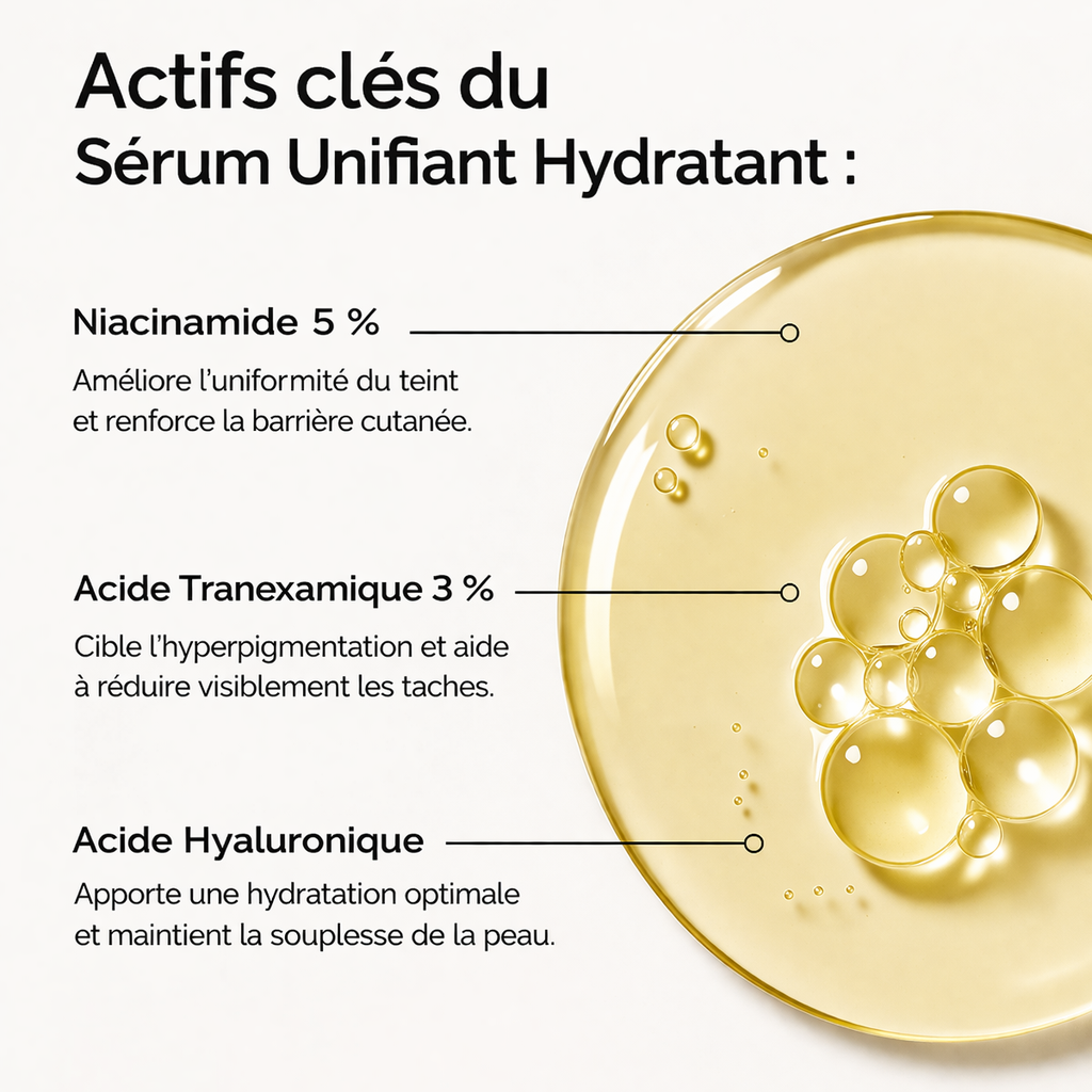 Sérum hydratant- unifiant 30ML